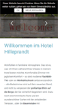 Mobile Screenshot of hotel-hilleprandt.de